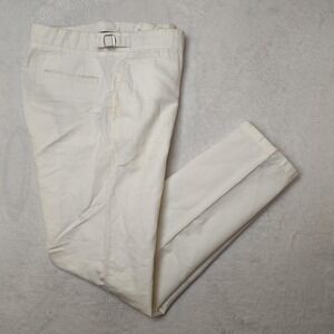 Orlebar Brown IWC Pants Mens 32x32 Cream Cotton Linen Slim Chino Griffon Work